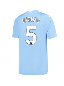 Billige Manchester City John Stones #5 Hjemmedrakt 2023-24 Kortermet